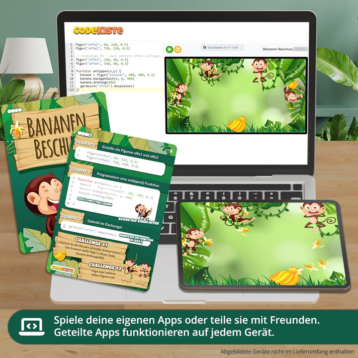 Bundle 1-6: Set mit Kisten Nr. 1 bis 6 - Programmieren Lernen für Kinder Coding-Bundle (Kiste Nr. 1-