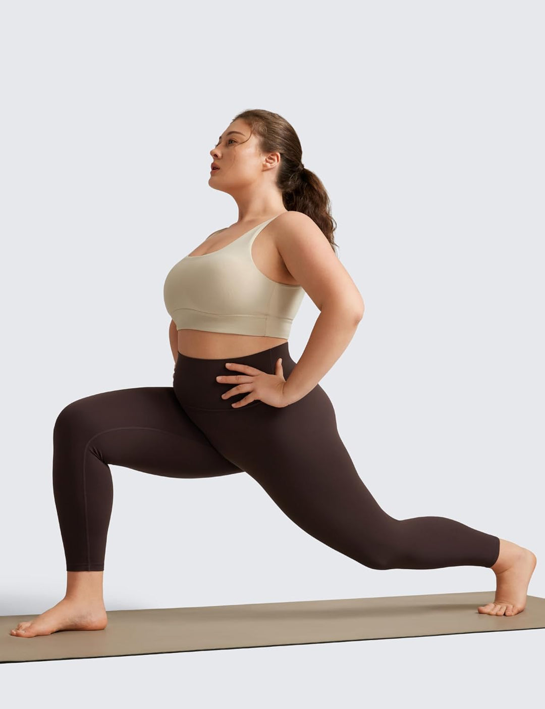 CRZ YOGA Butterluxe Damen Übergrösse Leggings - 64cm Grosse Grössen High Waist Workout Leggins Butte