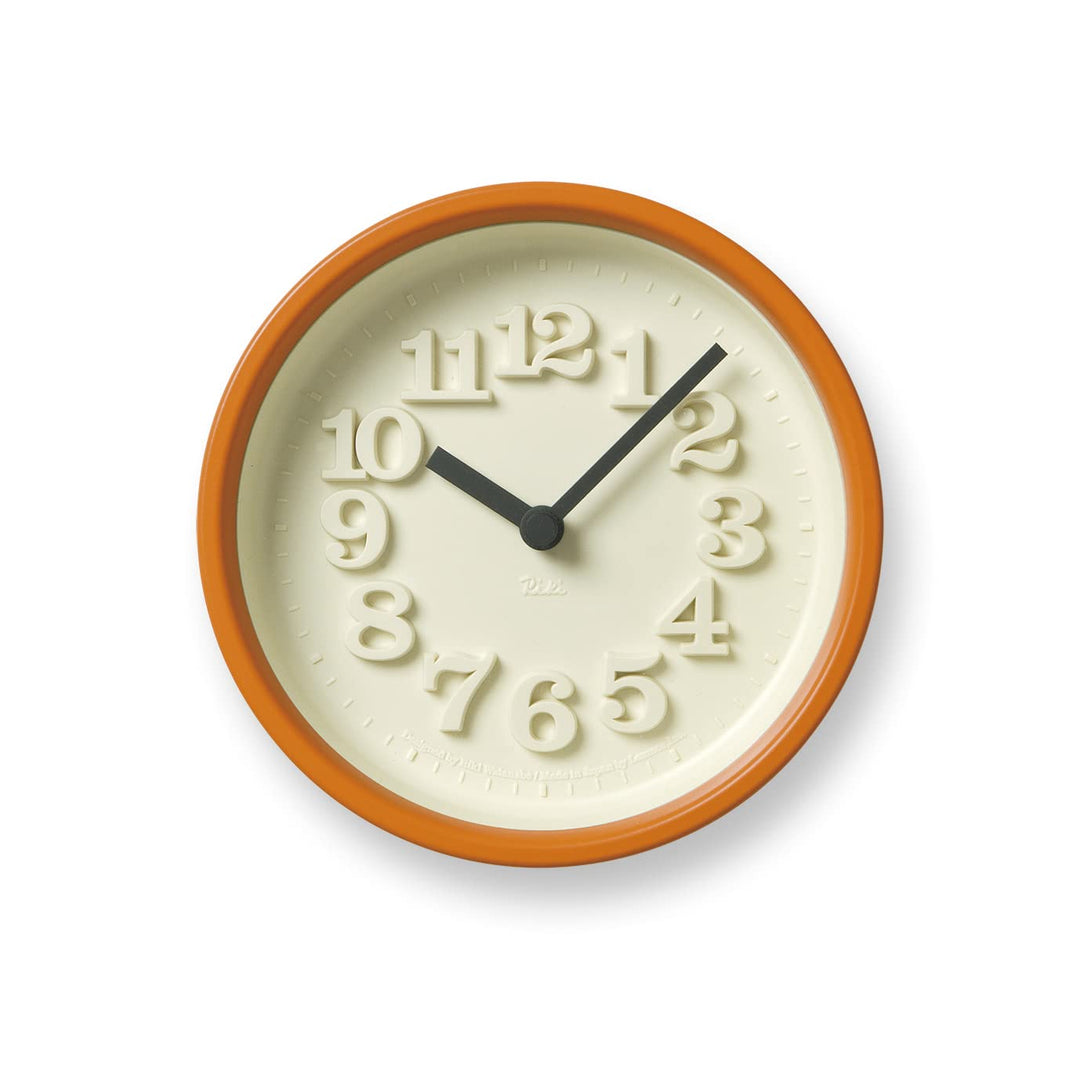 Lemnos Wanduhr Chiisana Tokei/Kleine Designer Tischuhr oder Wanduhr ohne Tickgeräusche aus Japan/Uhr
