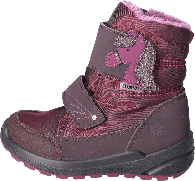 RICOSTA Mädchen Winterstiefel GAREI,Kinder Boots,WMS:Mittel,Sympatex,waschbar 30 EU Rot 380, 30 EU R