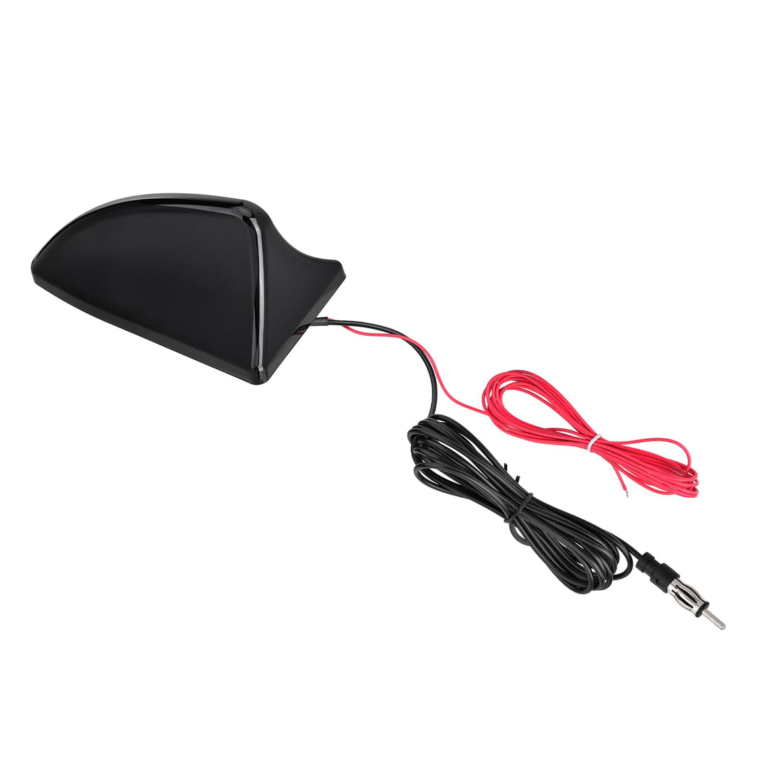 Eightwood Haifisch Antenne Auto Antenne Dach Shark Antenne Auto Kurz mit Verstärker AM/FM Autoradio