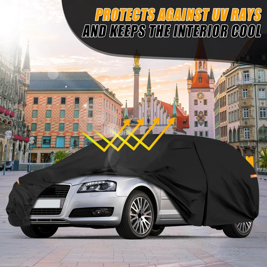 Autoabdeckung Wasserdicht für 1996-2011 Audi A3 8L/8P, Vollgarage Autoplane Auto Abdeckplane Winter