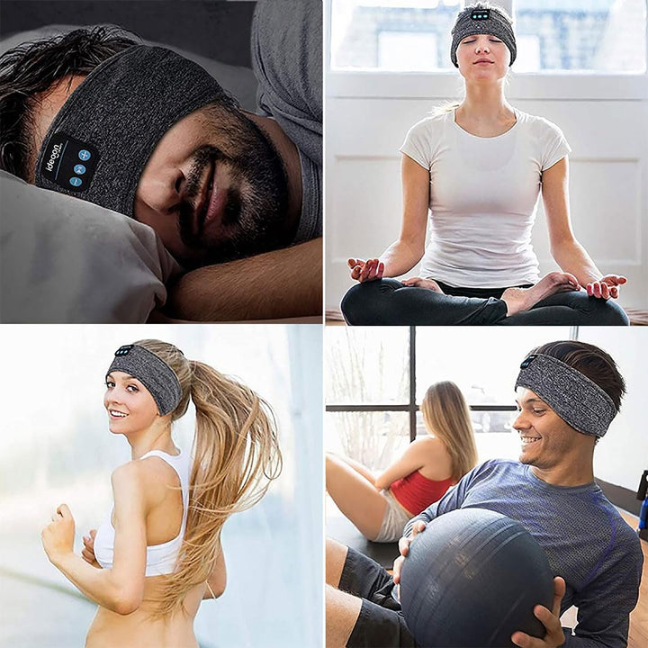 ideoon Smartes Kopfhörer-Stirnband, Bluetooth 5.4, Freisprecher & Sprachsteuerung, grau: Ein bequeme
