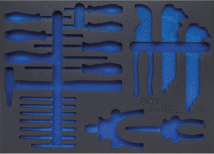 BGS 4038-1 | Werkstattwageneinlage 3/3 | leer | für Art. 4038 Einlage, leer, Einlage, leer