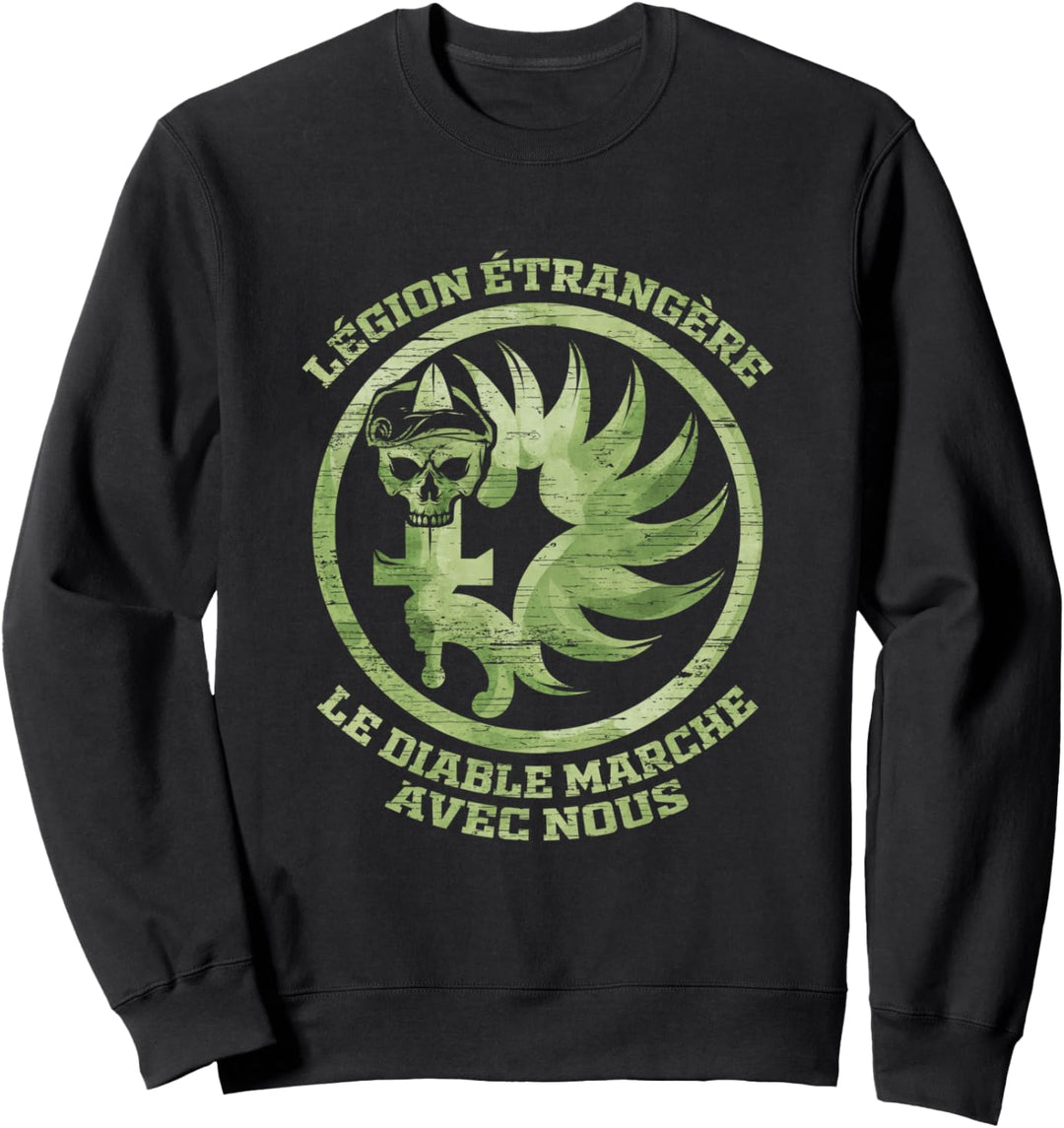 Le Diable Marche Avec Nous - Legion Etrangere Sweatshirt