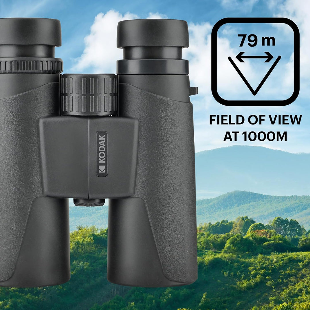 KODAK Fernglas BCS800 – Kompakte Binokulare Ferngläser, 8-facher Zoom, Sichtfeld von 126 m bei 1000