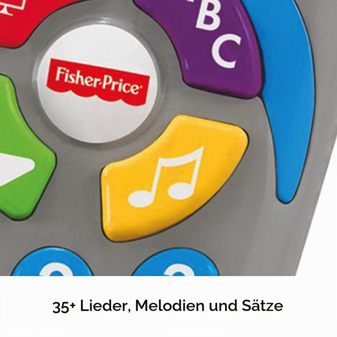 Fisher-Price Lernspass Lernspielzeug für Babys Hündchen-Fernbedienung Spielzeugfernbedienung mit Mus
