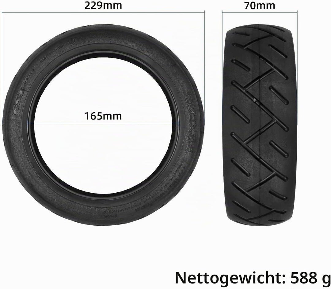 TREFAN 10 Zoll 250 * 64 Vakuumreifen für Xiaomi 4 Ultra Elektroroller, langlebiger, rutschfester Gum