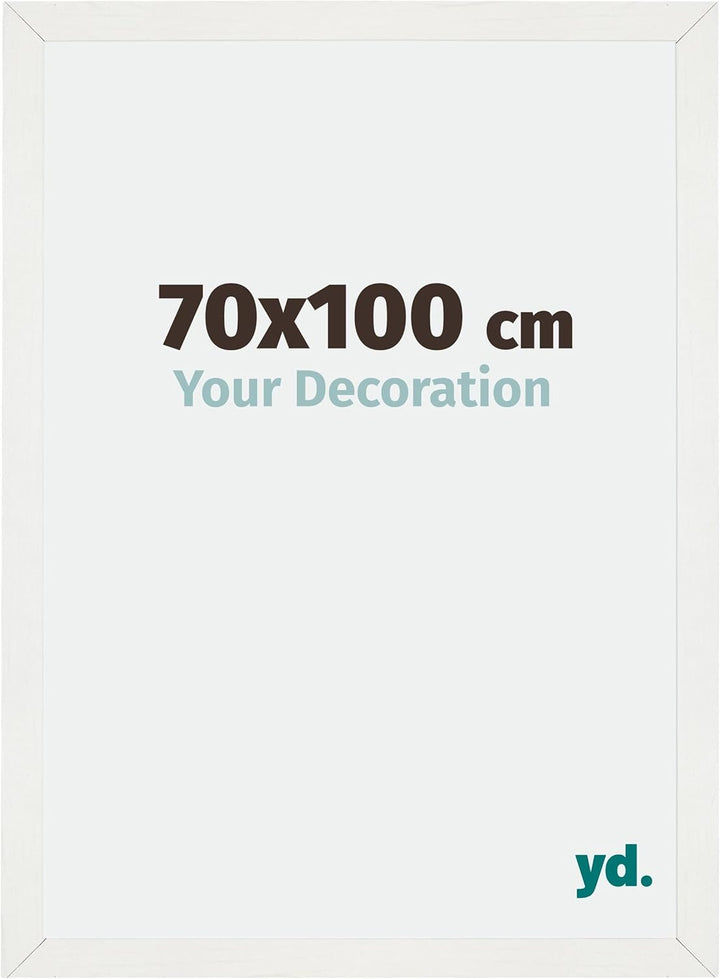 yd. Your Decoration - Bilderrahmen 70x100 cm - Bilderrahmen aus MDF mit Acrylglas - Antireflex - Aus