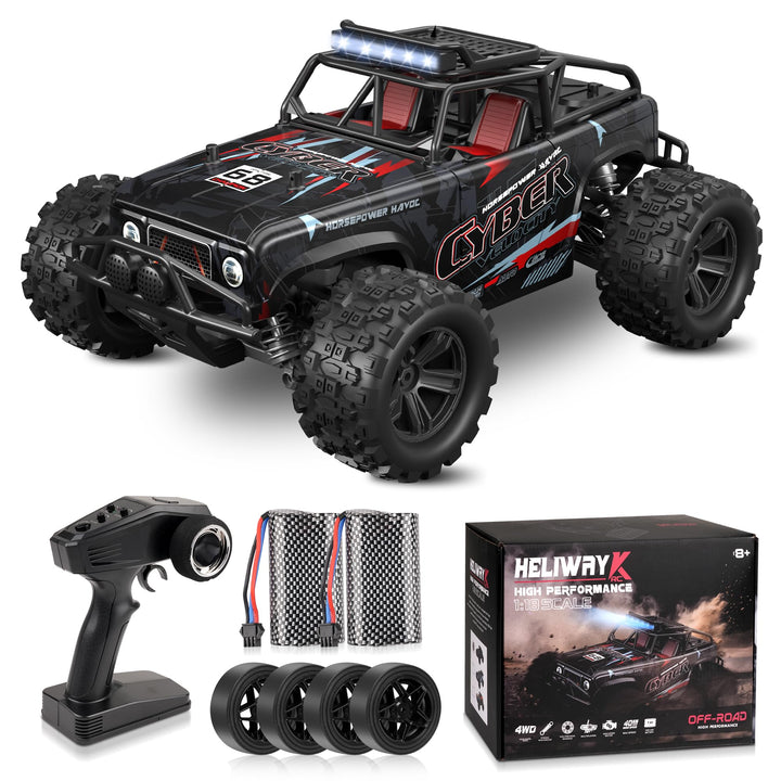 Ferngesteuertes Auto - 1:18 Scales High Speed 40KM/H RC Auto 4WD Offroad-RC-Truck 2 Batterien 2.4GHz