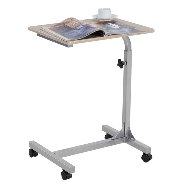 MEUBLE COSY Laptoptisch Höhenverstellbar mit Rollen Laptopständer Beistelltisch Sofatisch Nachttisch