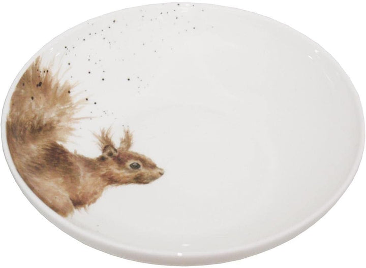 Wrendale Designs Porzellan Pasta- &amp; Suppenteller Eichhörnchen ca 22cmD Royal Worcester tiefer Suppen