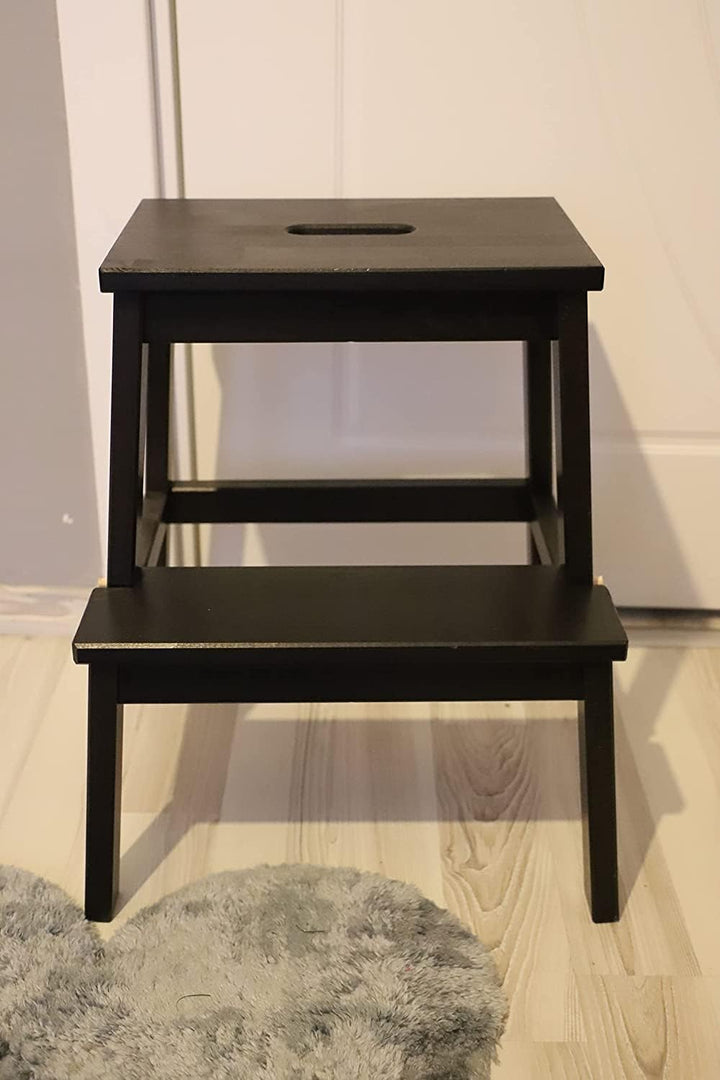 Ikea - BEKVÄM Step Stool, Black Schwarz, Schwarz