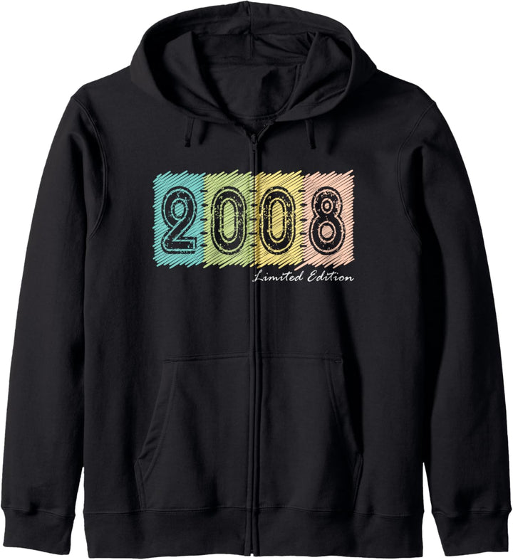 16. Geburtstag Junge Mädchen 16 Jahre 2008 Lustig Geschenk Kapuzenjacke