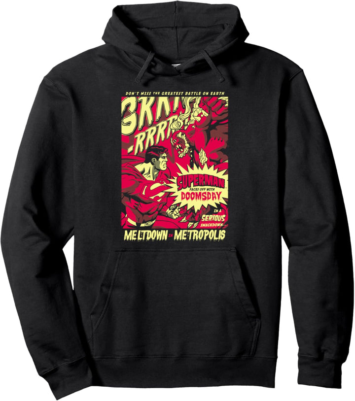 Superman Metropolis Meltdown Pullover Hoodie
