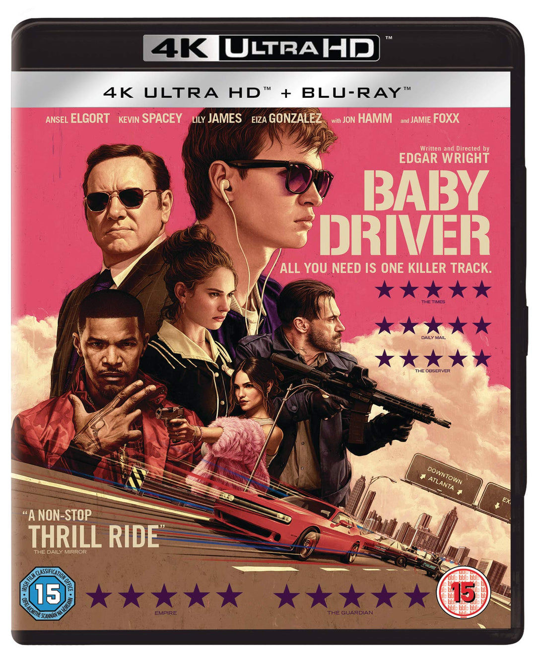 Baby Driver [Blu-ray] [UK Import], 4K