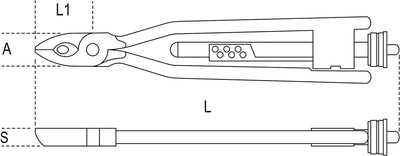 Beta 1761RS/1 umsteckbare Drillzange mit automatischem Rücklauf, Werkzeug (Präzises Werkstattzubehör