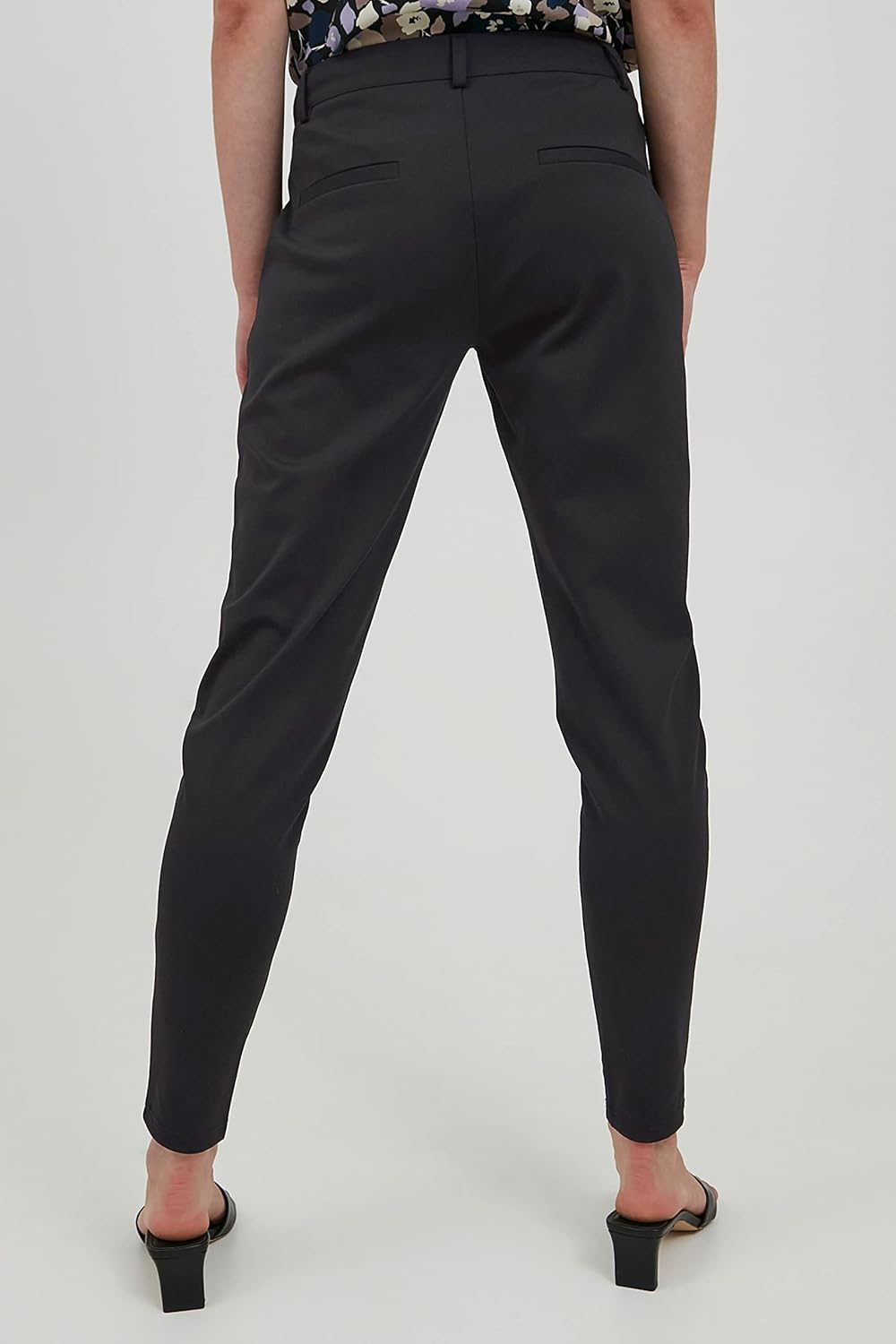 ICHI IHKATE SUS Office PA Damen Hose Stoffhose mit Stretch Enger Schnitt, XS Black (194008)