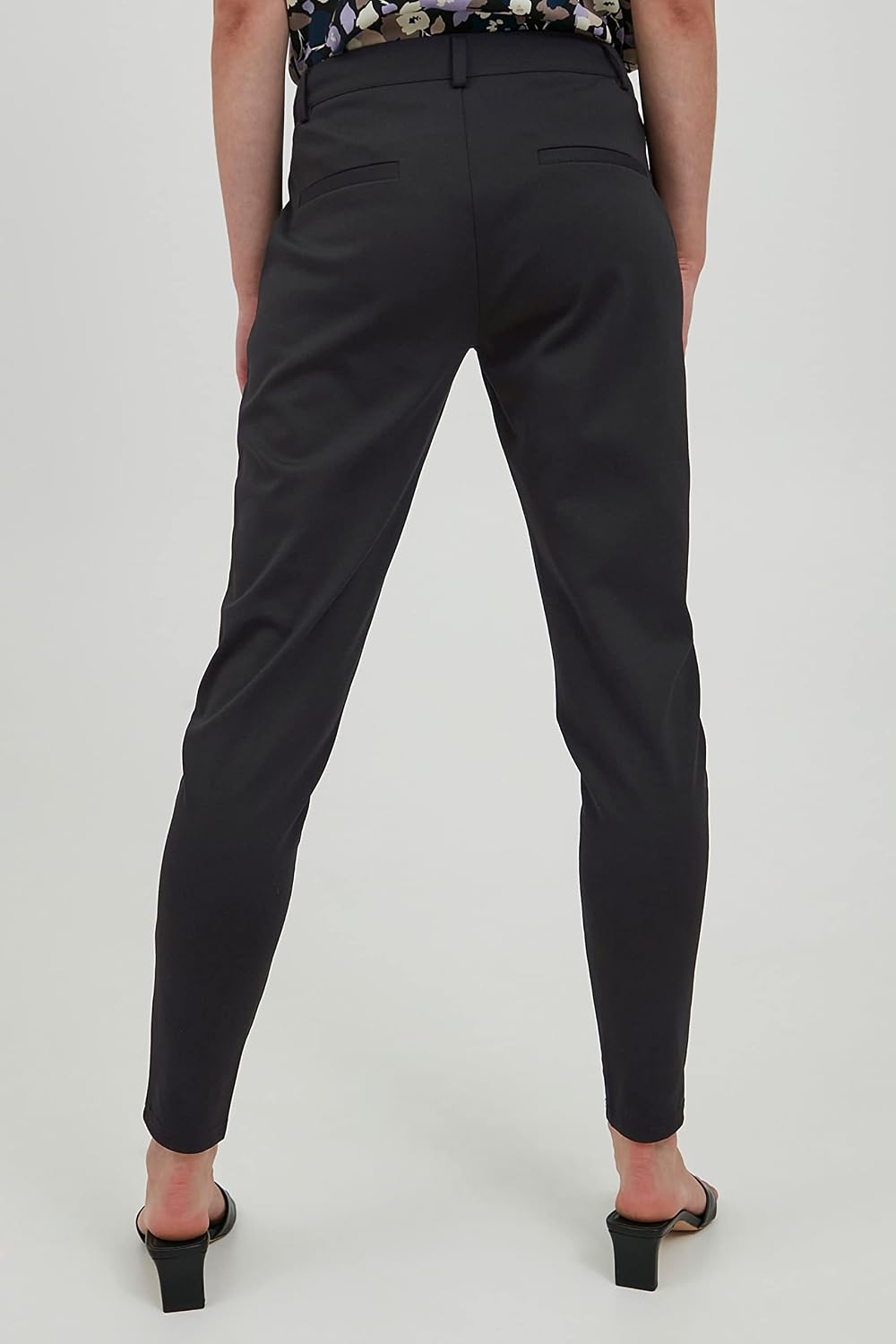 ICHI IHKATE SUS Office PA Damen Hose Stoffhose mit Stretch Enger Schnitt, XS Black (194008)