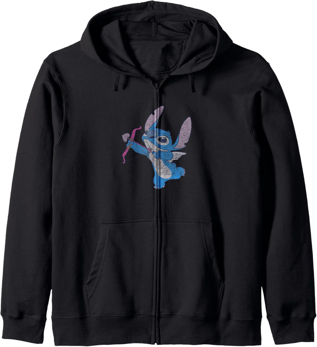 Disney Lilo & Stitch Valentinstag Vintage Stitch Cupid Kapuzenjacke