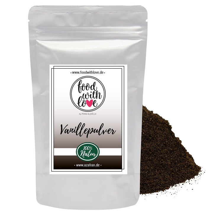 Food with Love Vanille gemahlen - Vanillepulver 25g