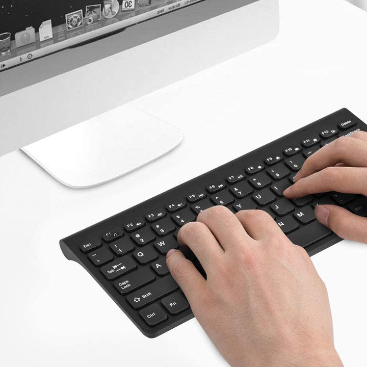 K168 Tastatur Maus Set,Kabelgebundene Tastatur Maus Set,Amerikanisches QWERTY Layout,Runde Tastenkap