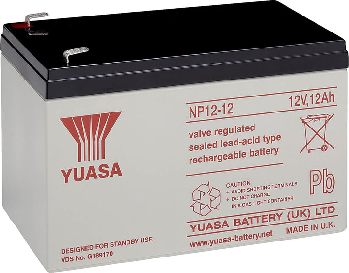 Yuasa Original Bleiakku NP12-12 Vds, Lead-Acid, 12V