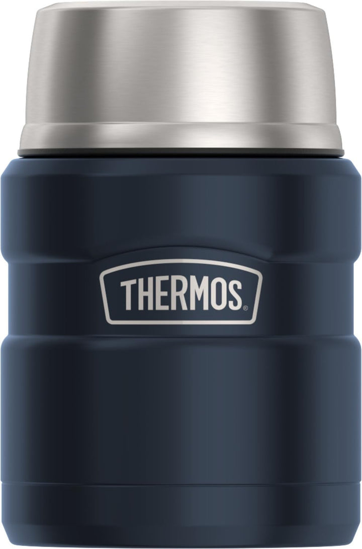 Thermos SK3000MDB4 Stainless King Food Jar, 16 Ounce, Matte Blue Blau, Blau