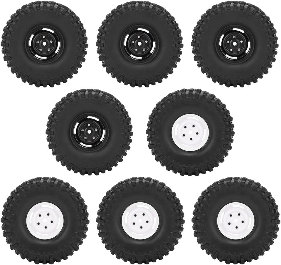 4 Stück 1.9-Zoll-Felgengummi-Reifenhaut,1/10 RC-Reifen, aufblasbare Reifen-Upgrade-Ersatzteile Remot