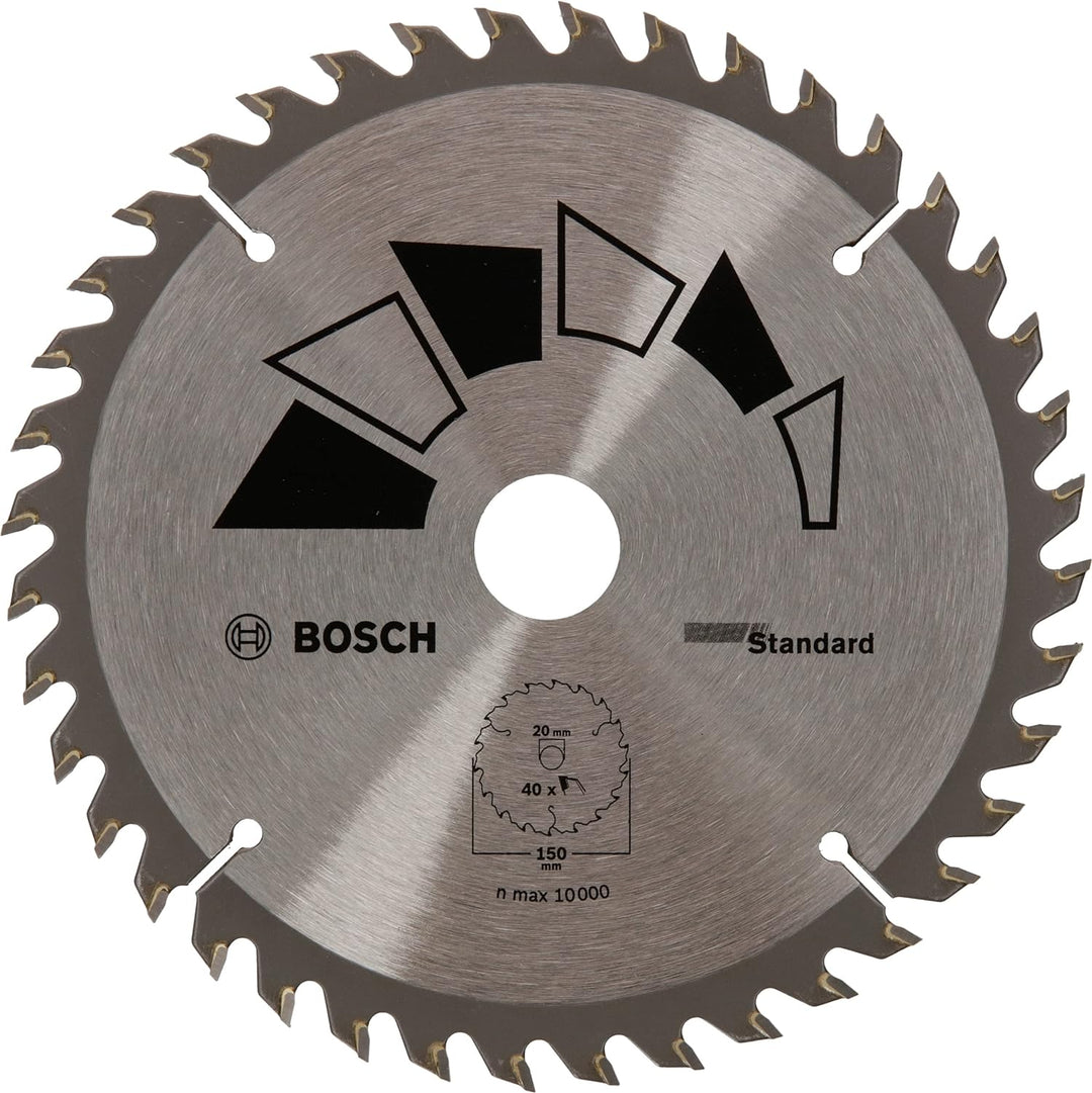 Bosch 2609256807 DIY Kreissägeblatt Basic 150 x 2.2 x 20/16,Z40, 150 x 2.2 x 20/16,Z40