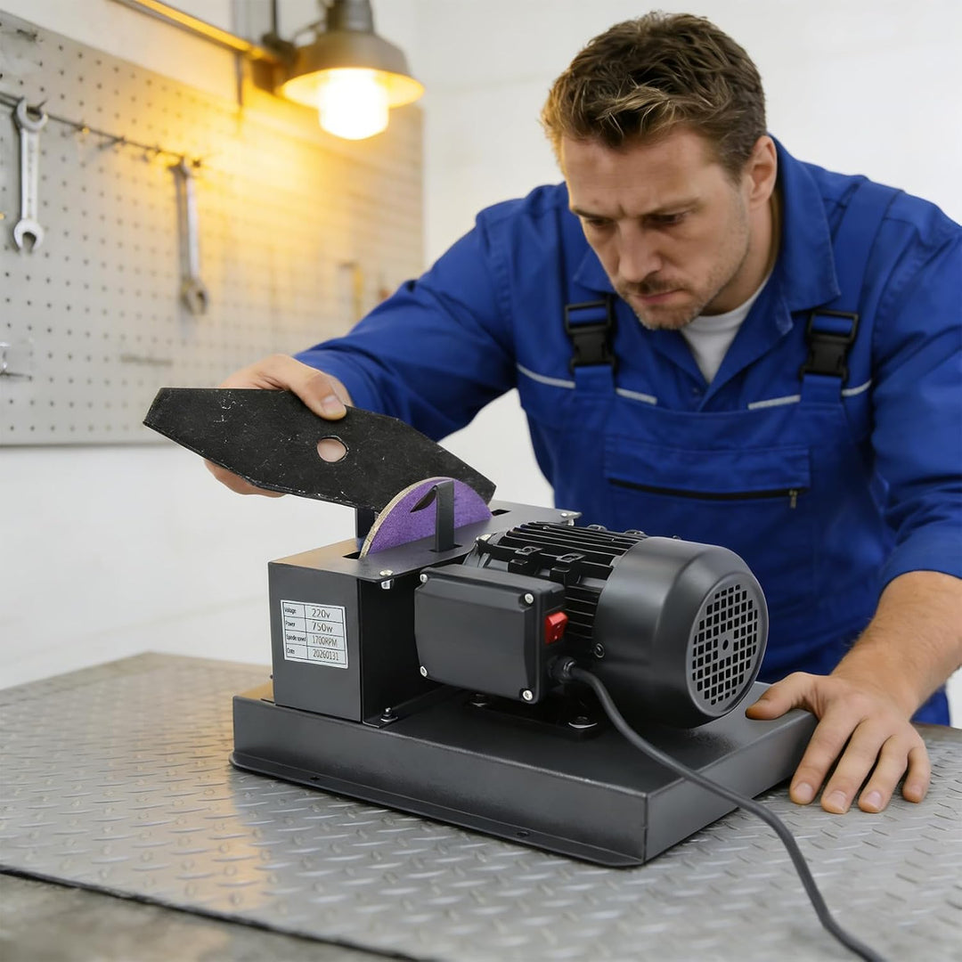 Tischschleifmaschine 750W 1700 RPM mit 23cm Schleifrad für Landwirtschaft