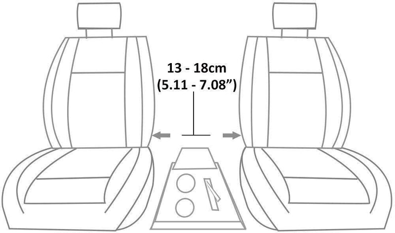 Universal Auto Armlehne Armlehne Mittelkonsole Aufbewahrungsbox Kunstleder Chrom