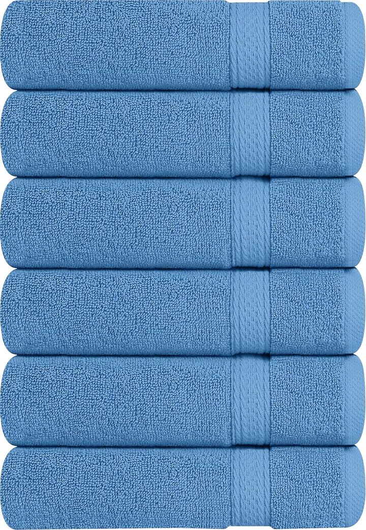 Utopia Towels - Handtücher Set aus Baumwolle - 100% Baumwolle, 41 x 71 cm - 6er Pack (Elektrisches B