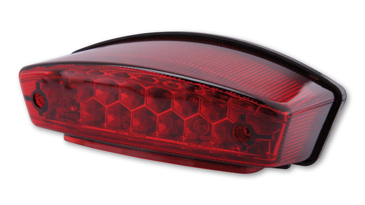 SHIN YO LED-Rücklicht MONSTER, rotes Glas, E-gepr. (Black)