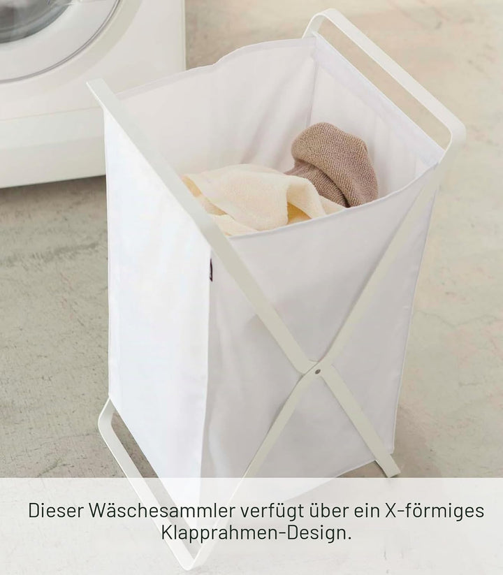 Laundry Basket - Tower - white Weiss, Weiss