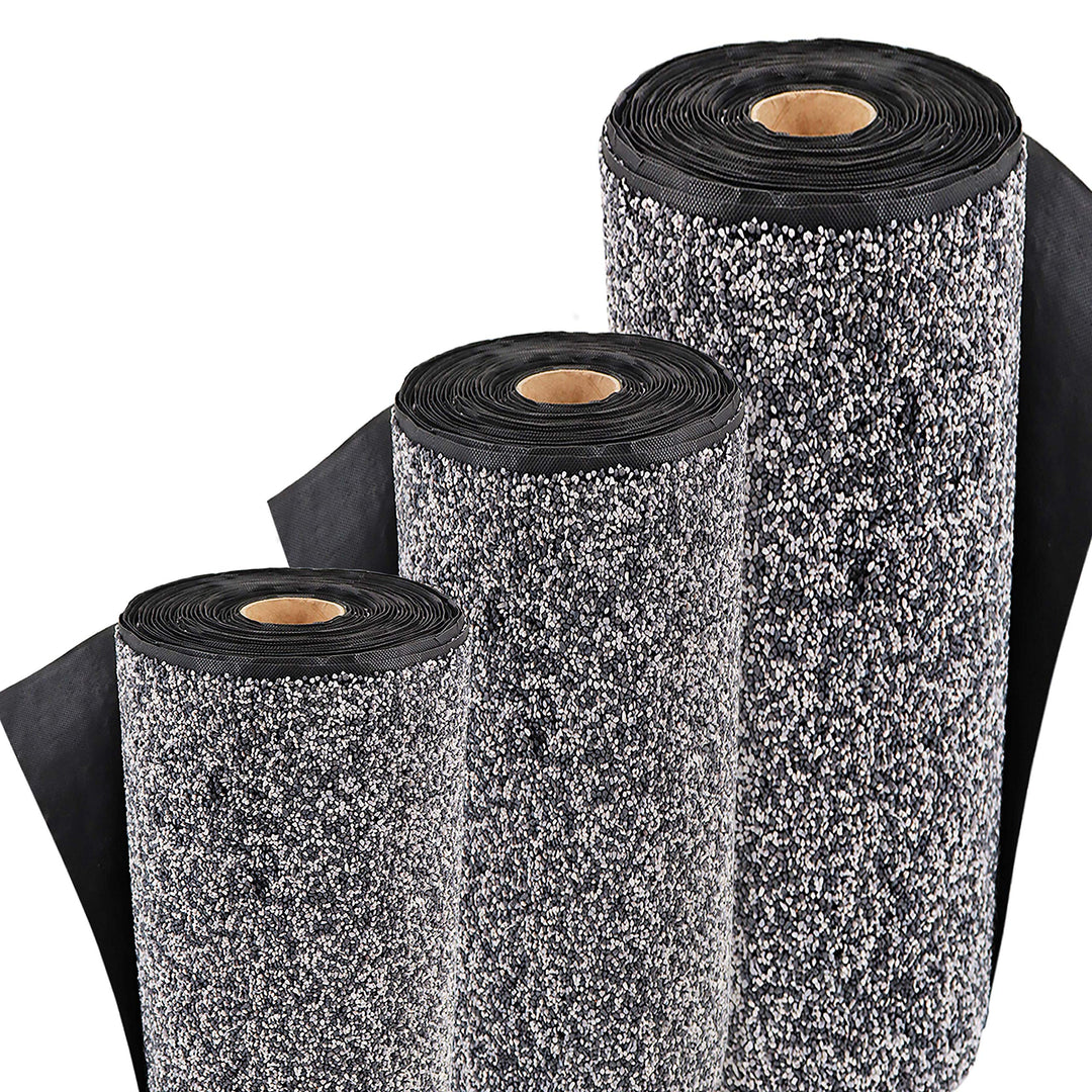 Aquagart Premium Teich Steinfolie 4m x 0,6m grau I Steinfolie Teich-Folie für Bachlauf Gartenteich Z
