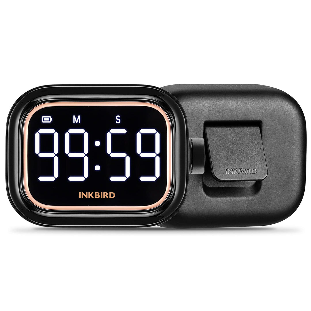 Inkbird Eieruhr, Küchentimer wiederaufladbarer 4 Stufen Alarm Produktivitäts eieruhr digital IDT-02,