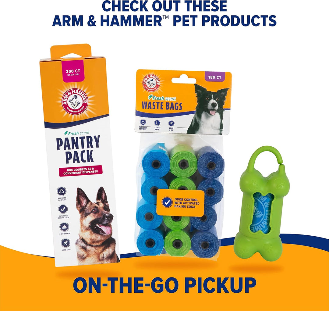Pet Mate Arm &amp; Hammer 71034 Standschaufel mit Harke, drehbar, Schwarz/Penny Schwenkbarer Mülleimer &amp;