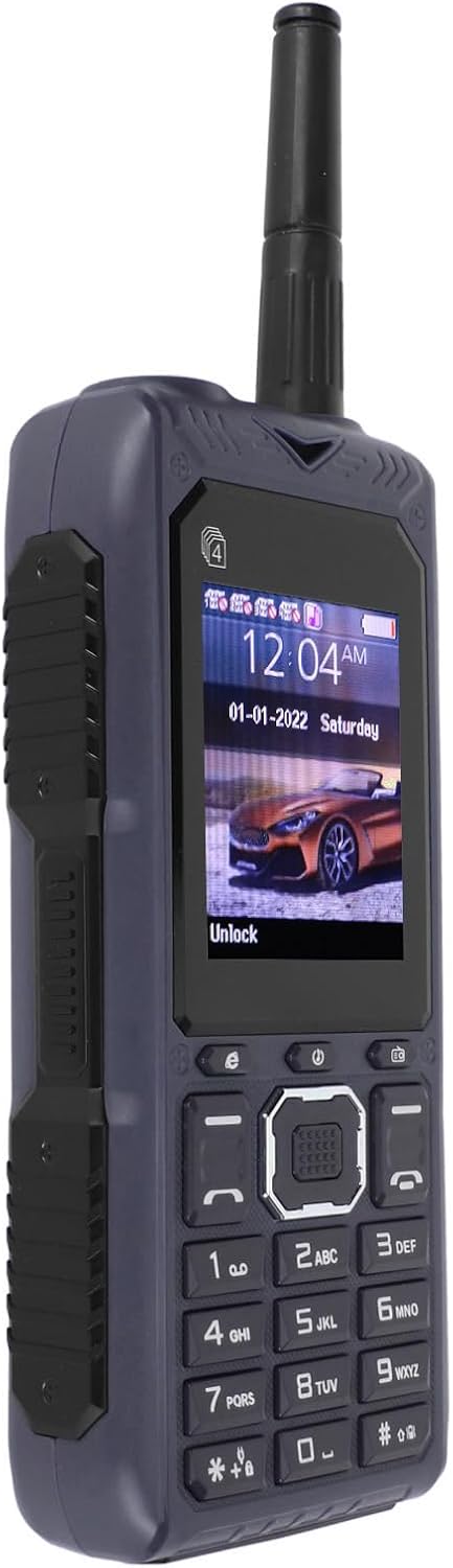 Entsperrtes Senioren-Handy 2G Retro Vier-Karten-Vier-Standby-2400-mAh-Akku Groötasten-Handy mit Ante