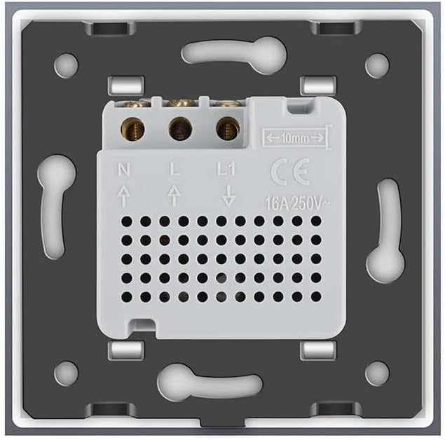 LIVOLO Raumthermostat Thermostat mit Glas Rahmen für Heizung Fussbodenheizung optional mit Bodenfühl