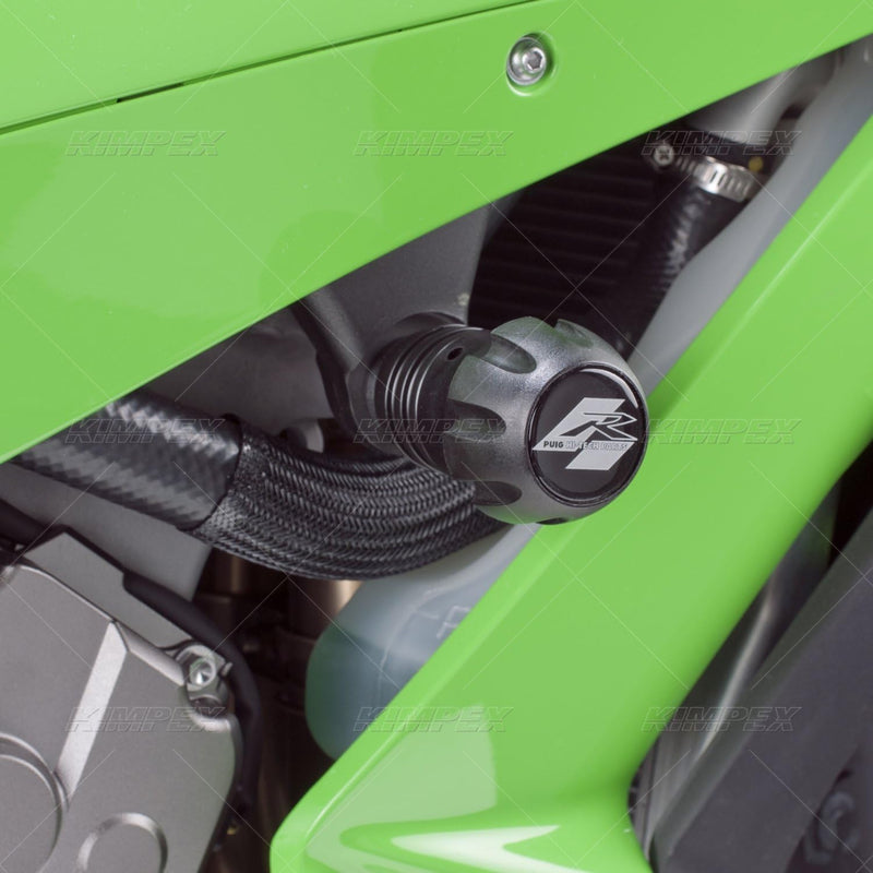 Puig 5702V Sturzpads R12 Kawasaki ZX10R 11-13, Grün, Grün