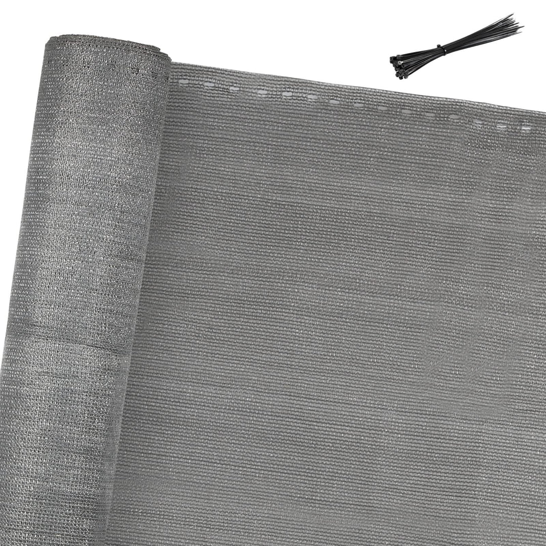 Zaunblende Sichtschutz für Zaun &amp; Balkongeländer, Schattiernetz Gartenzaun, Schattennetz, 150g/㎡ HDP