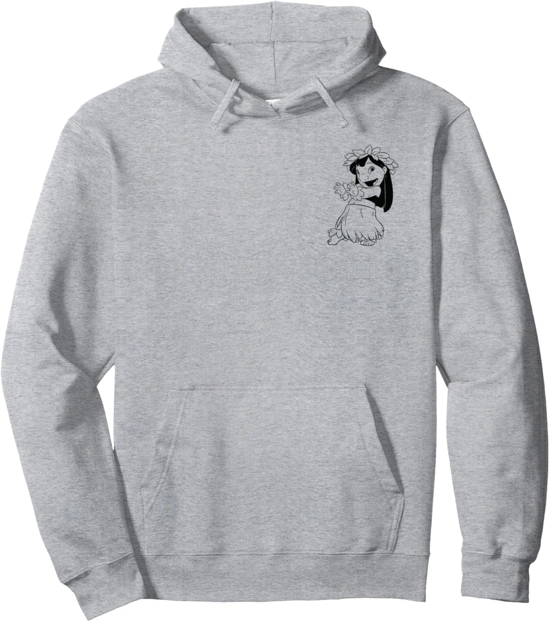 Disney Lilo & Stitch Tasche Lilo Hula Outline Pullover Hoodie