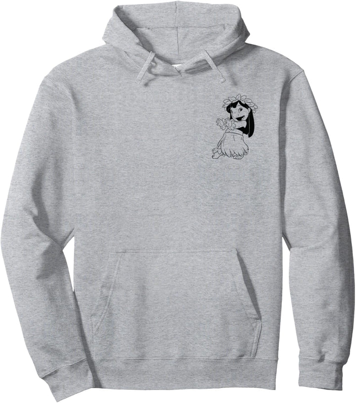 Disney Lilo & Stitch Tasche Lilo Hula Outline Pullover Hoodie