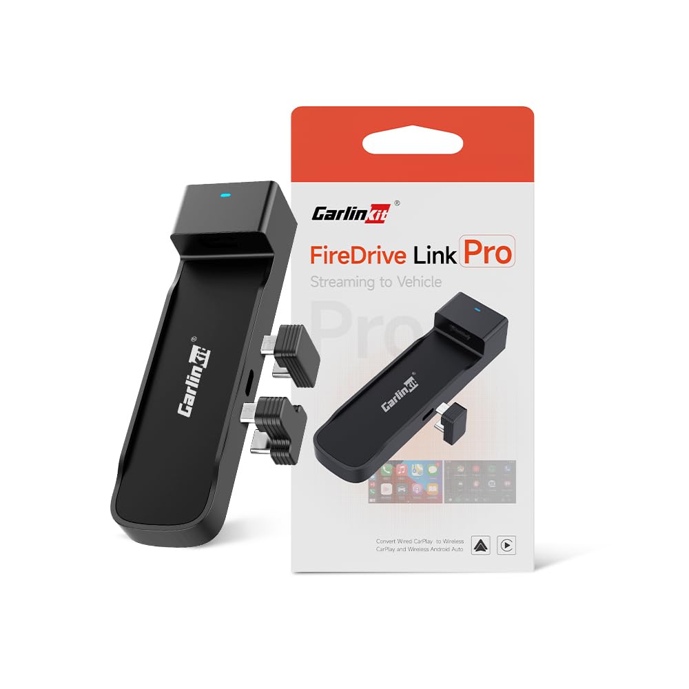 Carlinkit FireDrive Link Pro – TV-Stick-zu-CarPlay-Adapter, wandelt kabelgebundenes CarPlay in HDMI