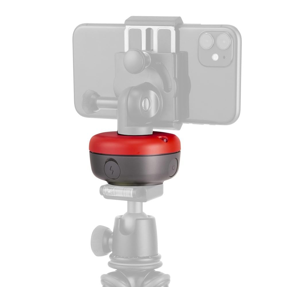 JOBY Spin Elektronischer Bluetooth-Stativkopf, Motion Control, Motorisierter Smartphone Gimbal, Pano