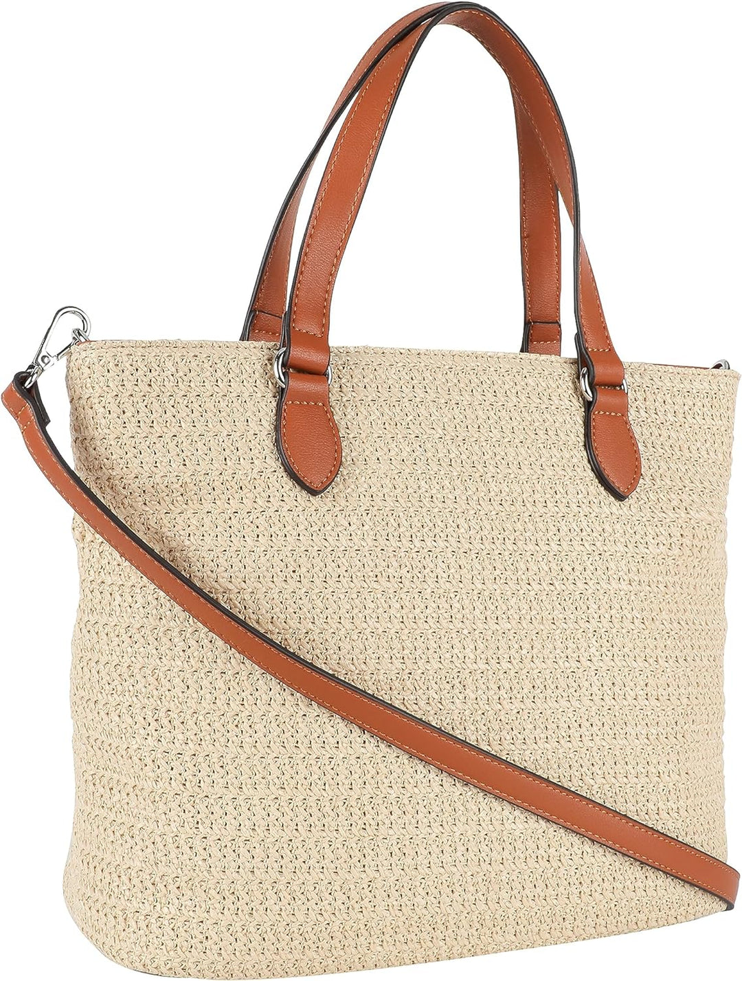 Gerry Weber - beach fun handbag mhz Nude 28,00x26,00x12,00 cm Farbe:nude / Material:polyester,straw,