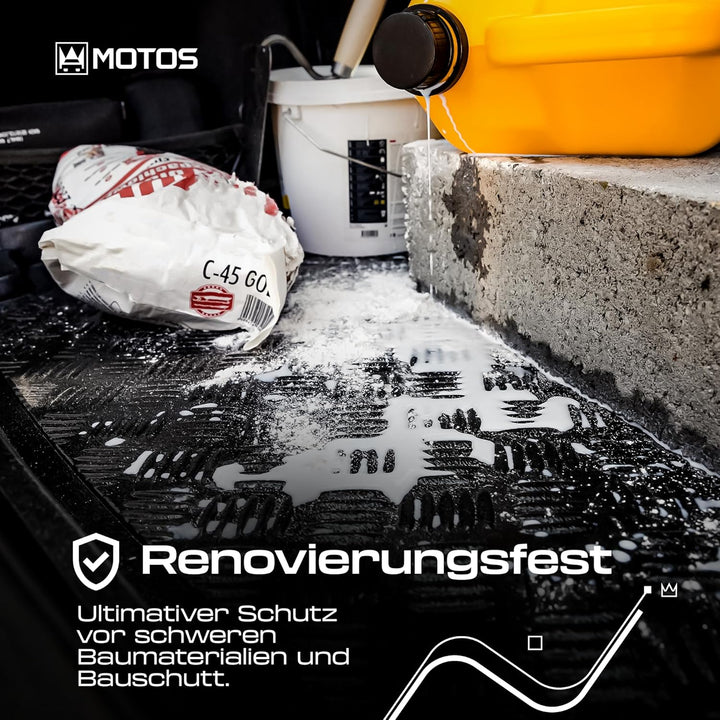 M MOTOS Kofferraumwanne Kofferraummatte passt für Renault Grand Modus 2008-2012 Verbessern Sie Ihren