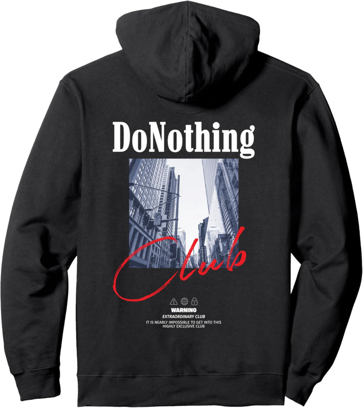 Do nothing club Outfit - Aesthetic Racing Clothes Pullover Hoodie