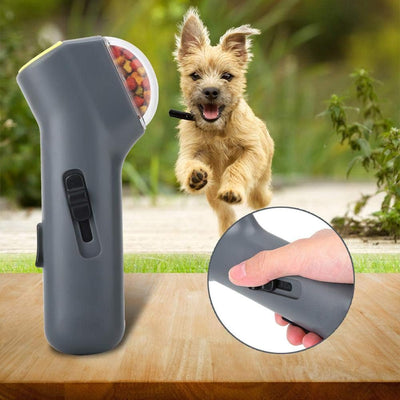 Pssopp Durable Dog Cat Treat Launcher Haustier Snack Food Catapult Pet Training Feeder Spielzeug Hun